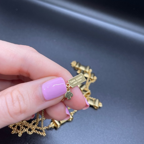 Kate Spade Necklace ✨ Gold Bows - Picture 4 of 4